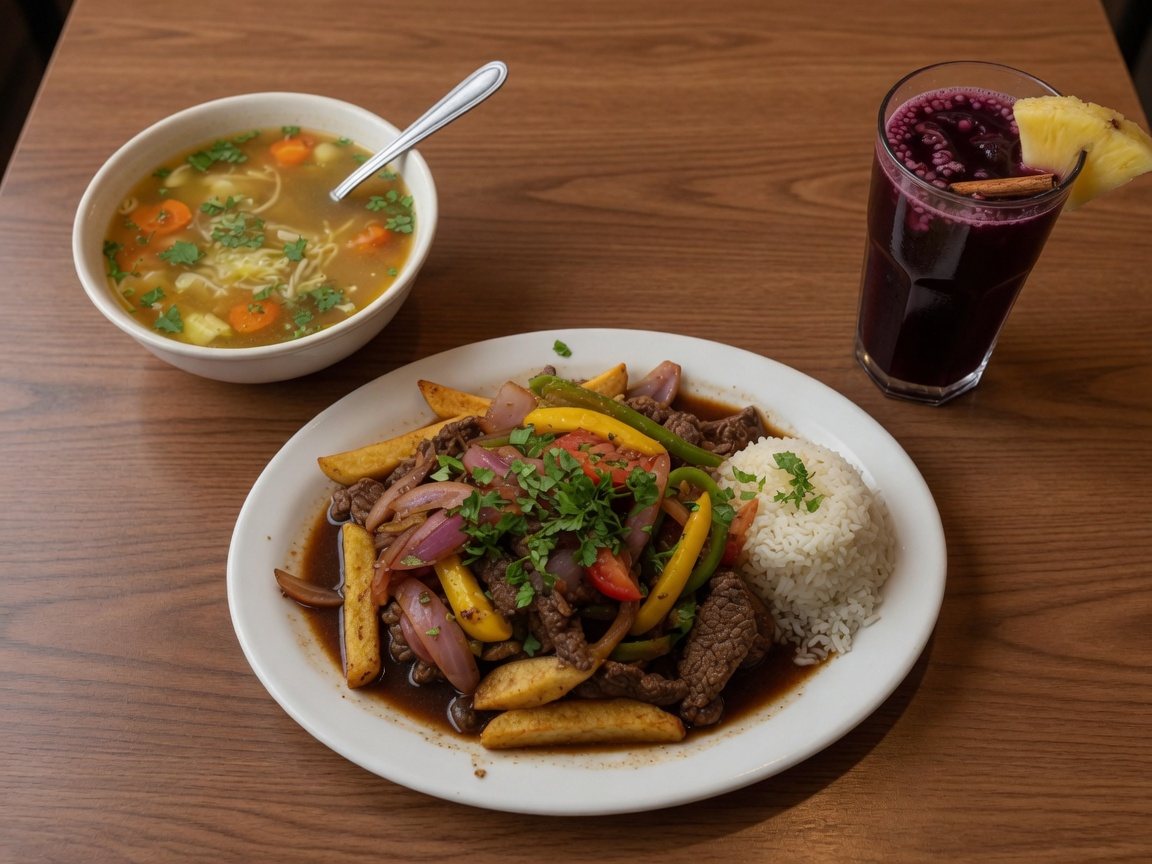 Menú del día en Restaurante Jhony: entrada, fondo y chicha